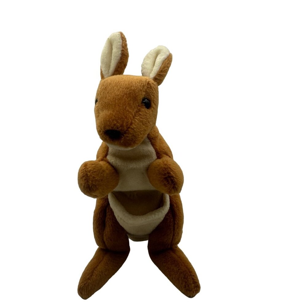 Ty Beanie Baby Pouch The Kangaroo Plush Stuffed Animal Toy